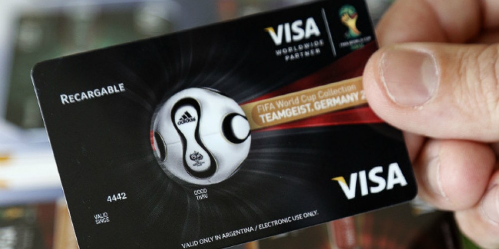 Visa lanza su colección de tarjetas temáticas para Brasil 2014