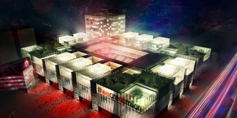 El Milan publicó imágenes del nuevo estadio que inaugurará en 2020