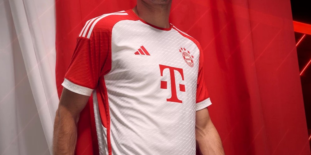 adidas y el Bayern M&uacute;nich presentaron la camiseta para la pr&oacute;xima temporada