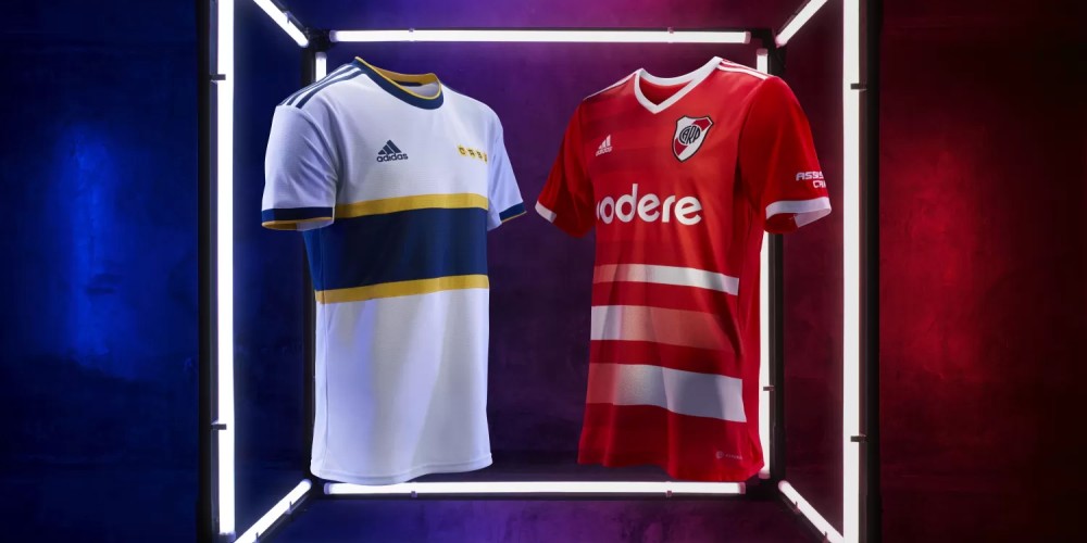 adidas present&oacute; las nuevas camisetas alternativas de River Plate y Boca Juniors