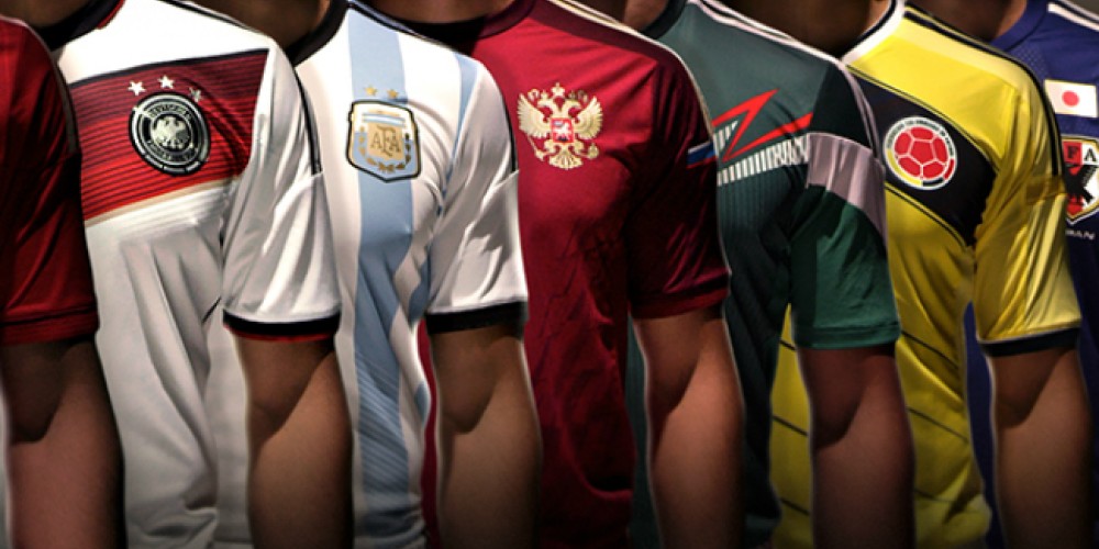 Las marcas y sus camisetas van por Brasil 2014