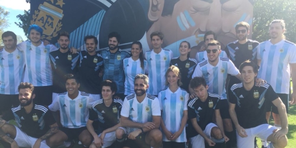 adidas activó la nueva colección de la Selección Argentina en la previa al Mundial