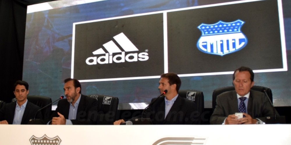 Se confirm&oacute; que adidas vestir&aacute; al Emelec por cinco a&ntilde;os