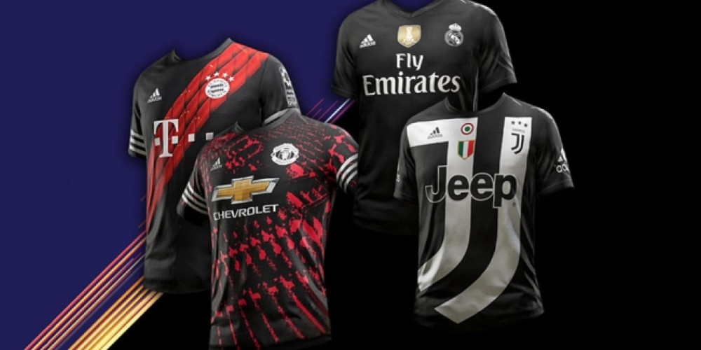adidas presentó las nuevas camisetas del Real Madrid, Manchester United, Juventus y Bayern Munich exclusivas para el FIFA18