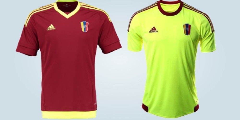 adidas presentó las camisetas titular y suplente de Venezuela para la Copa América 2015