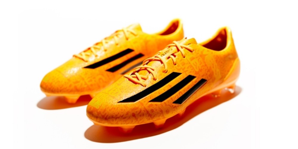 adidas present&oacute; los nuevos F50 Neon Orange que utilizar&aacute; Lionel Messi
