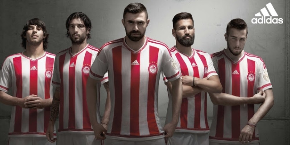 adidas present&oacute; la nueva camiseta del Olympiakos