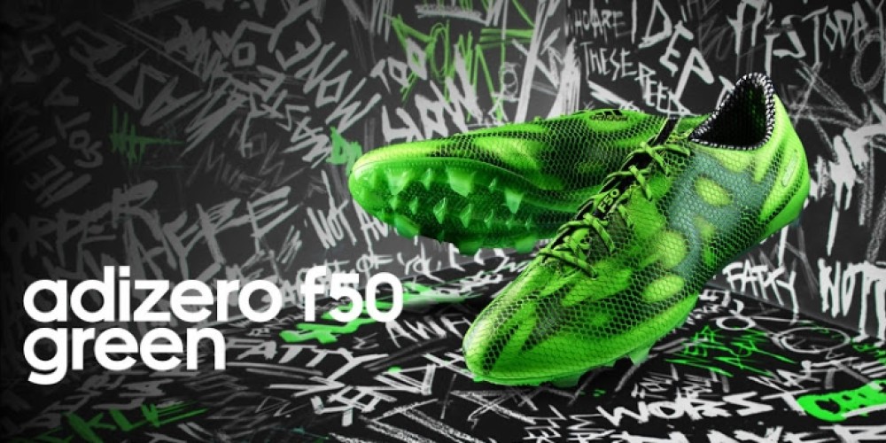 adidas present&oacute; los F50 adizero verdes de Bale, Benzema, James y Su&aacute;rez