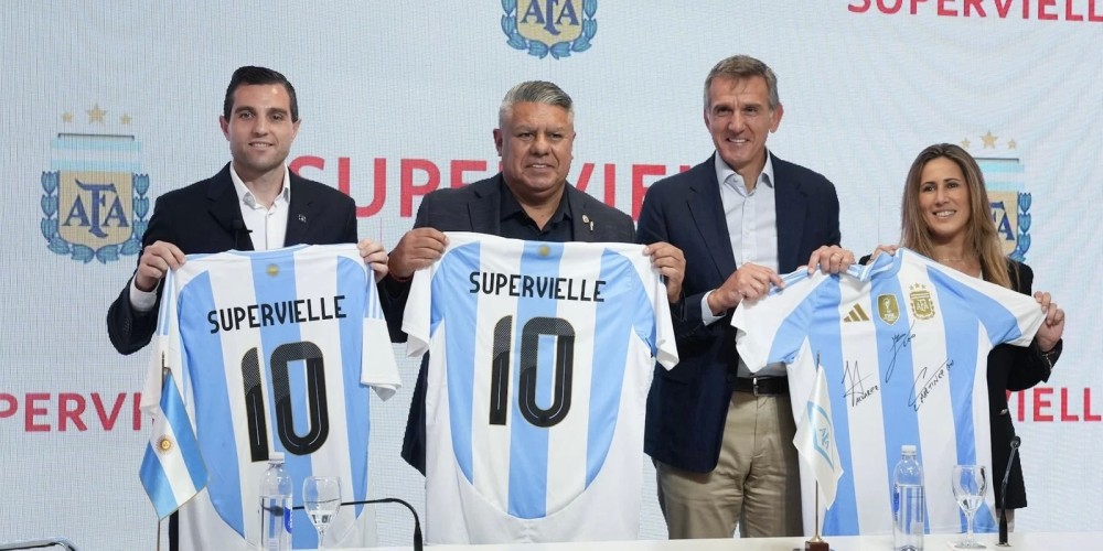 AFA presentó a Supervielle como nuevo Sponsor de la Selección Argentina