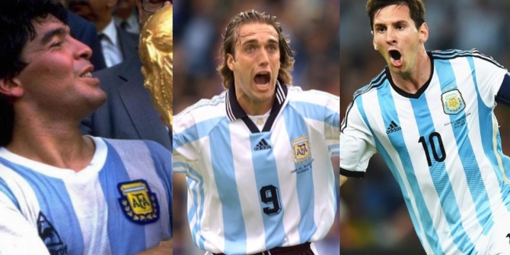 Con Maradona, Messi y Batistuta, AFA eligi&oacute; a la Selecci&oacute;n de todos los tiempos