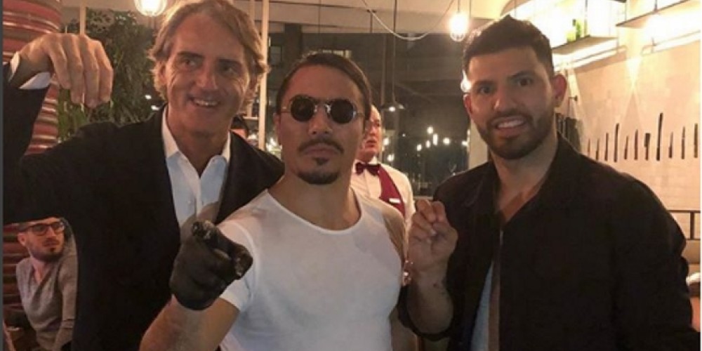 Sergio Agüero y el video con el chef #Saltbae que es furor en redes sociales