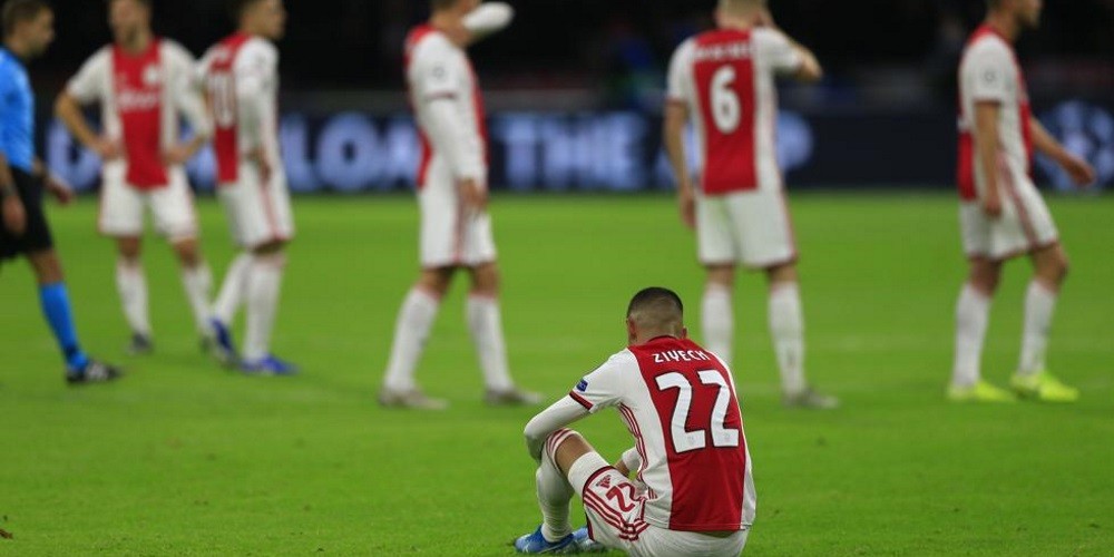 Cayeron un 18% las acciones del Ajax tras su eliminaci&oacute;n de la Champions League
