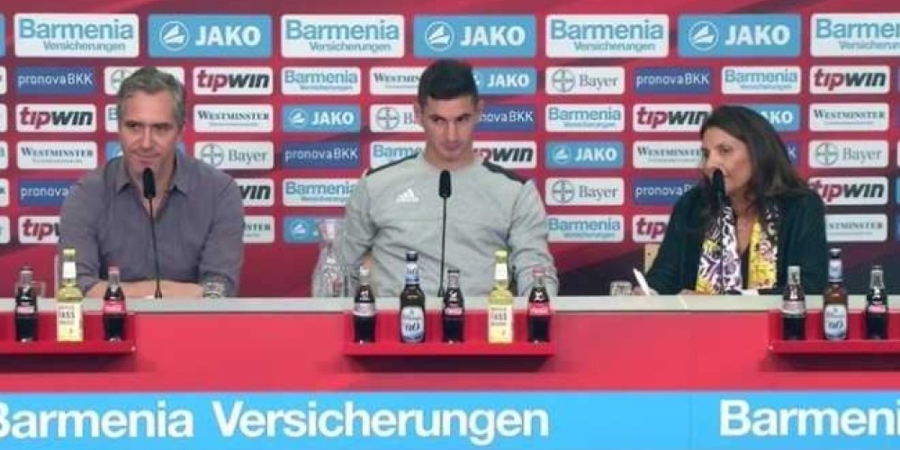 Alario y una insólita pregunta en conferencia de prensa