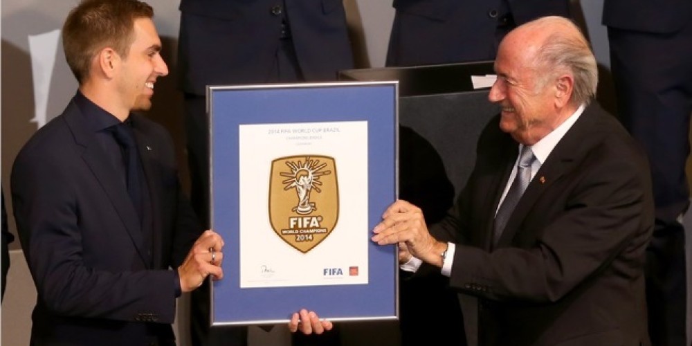 Alemania recibió el escudo de Campeón del Mundo de la FIFA