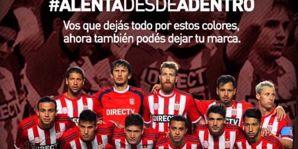 Los hinchas de Estudiantes pondr&aacute;n su mensaje en las camisetas junto a DirecTV