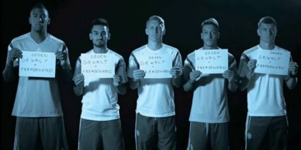 La Selecci&oacute;n de Alemania se sum&oacute; al apoyo a los refugiados sirios