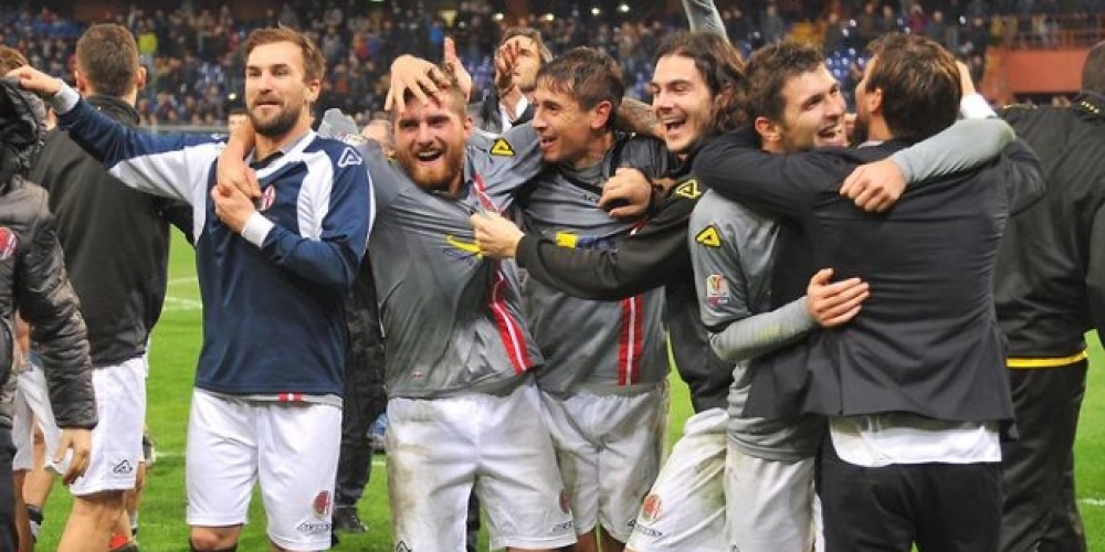 El Alessandria, de la Serie C, sorprendió a todos y avanzó a semifinales de la Copa Italia