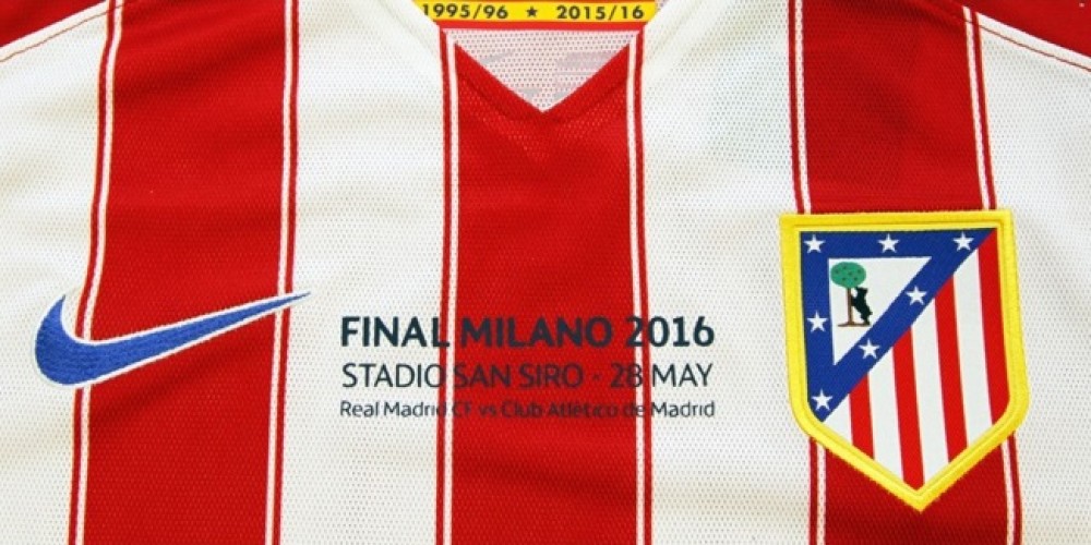 El Atlético Madrid presentó su camiseta especial para la final de Champions