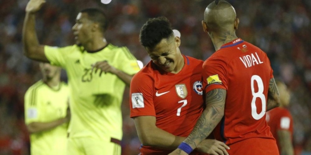 Alexis Sánchez igualó un récord de más de 11 años con la selección chilena
