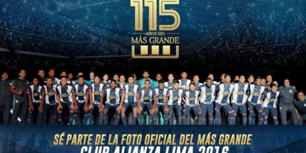 Los hinchas de Alianza Lima pueden ser parte de una foto hist&oacute;rica para el club