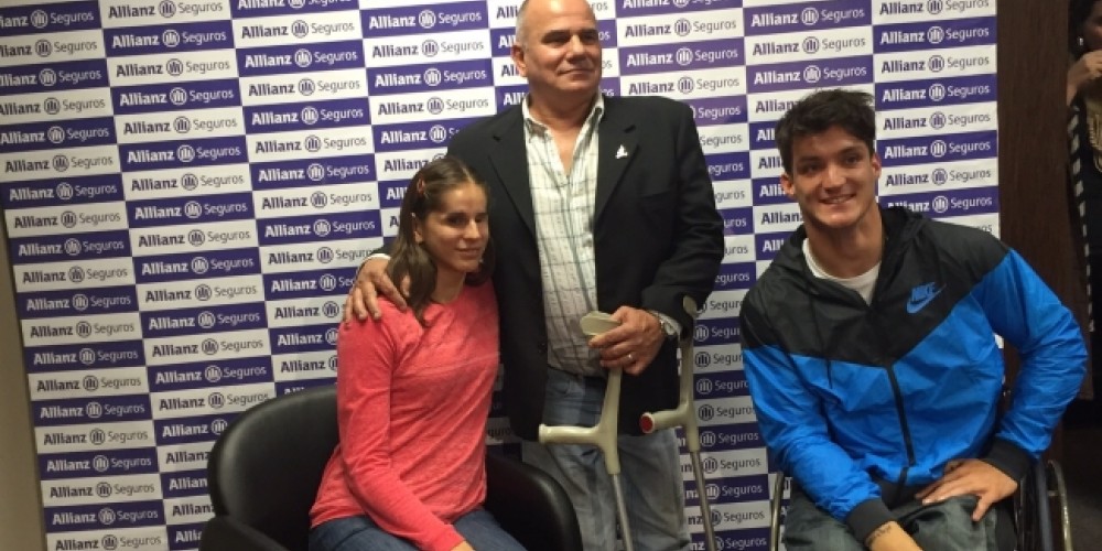 Junto a Allianz se presentó a la delegación argentina para los Parapanamericanos