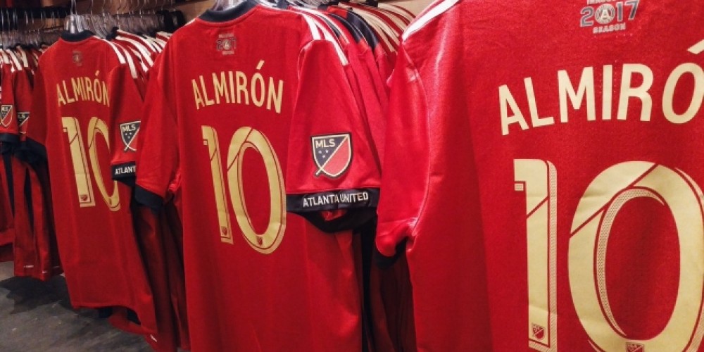 La camiseta de Almiron es la más vendida del Atlanta United
