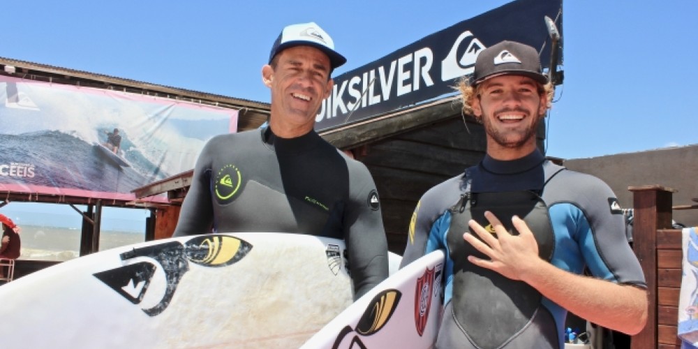Orsanic vivió su pasión por el surf con el mejor argentino
