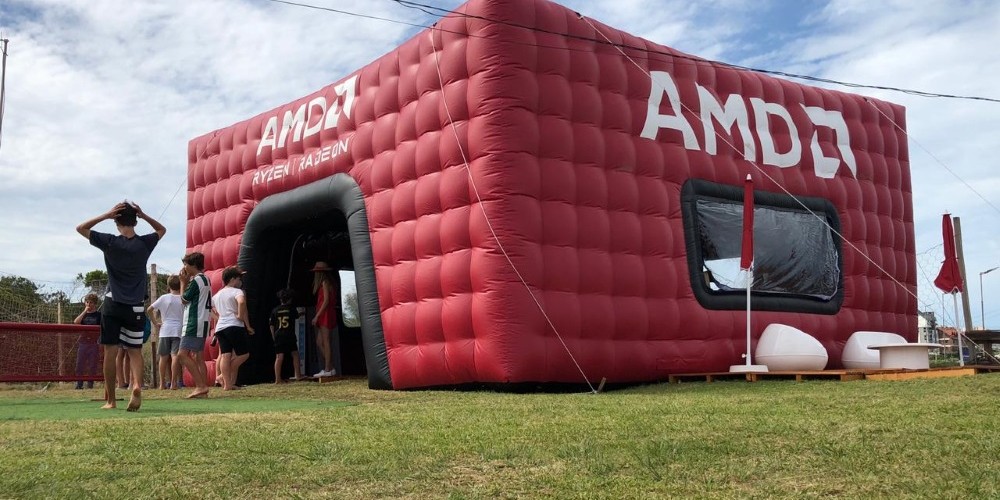 Lleg&oacute; AMD Gaming House a Pinamar