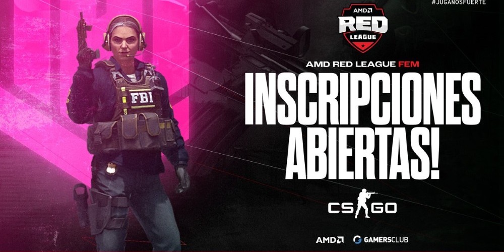 Ellas juegan fuerte: Se lanzaron las inscripciones femeninas para la AMD Red League