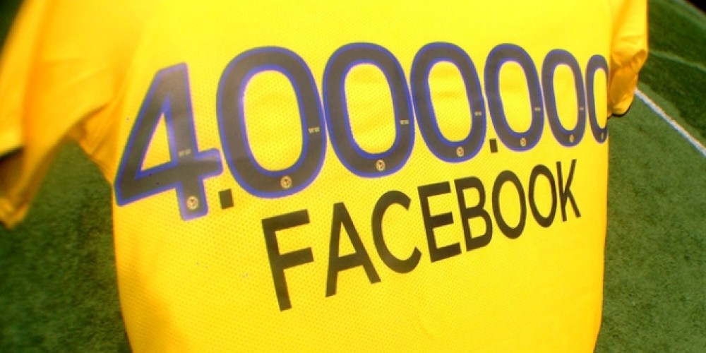 El América de México llegó a los 4 millones de fans en Facebook