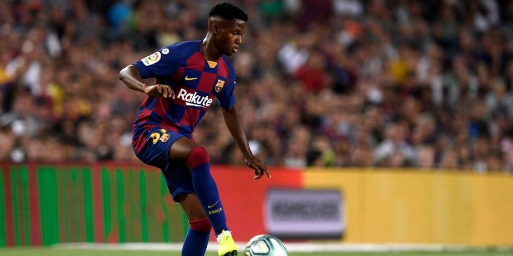 Ansu Fati, el juvenil que debut&oacute; con 16 a&ntilde;os en el Barcelona y es una promesa