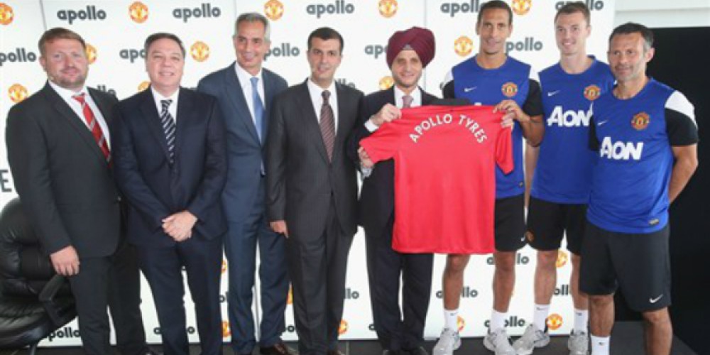 Manchester United presenta a Apollo como su neumático oficial