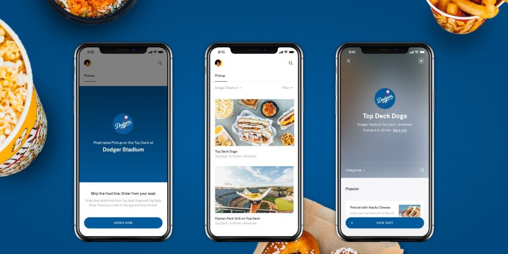 Lanzan una aplicación delivery en un estadio