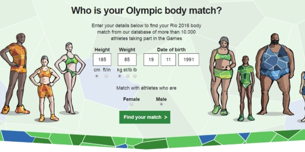 Una aplicaci&oacute;n te permite saber a qu&eacute; atleta ol&iacute;mpico te pareces