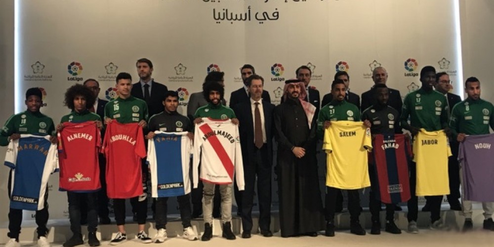 LaLiga incorpora a nueve árabes que compraron su cupo patrocinados por diferentes empresas