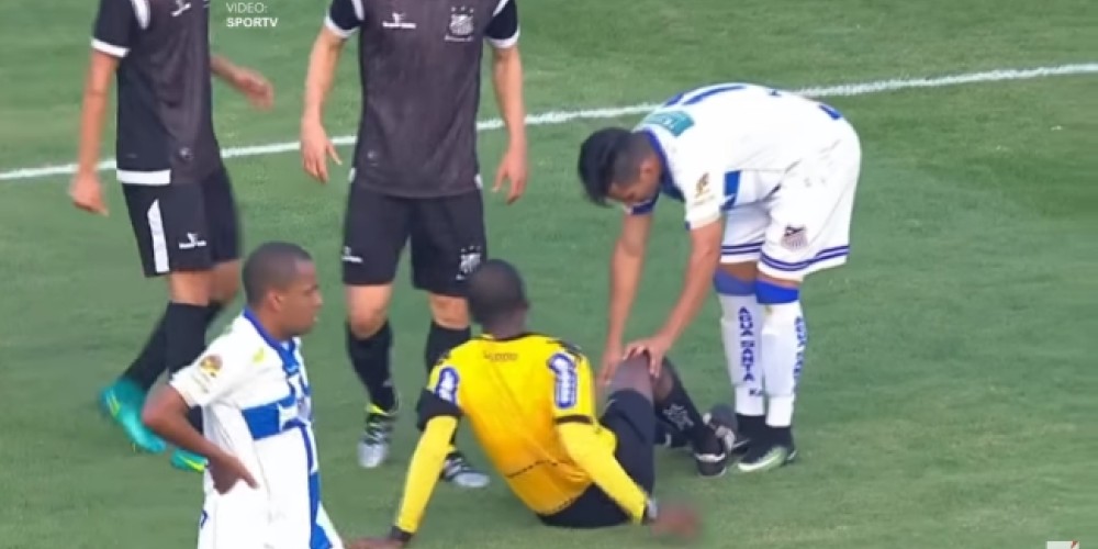 La tremenda lesi&oacute;n de un &aacute;rbitro en el ascenso de Brasil