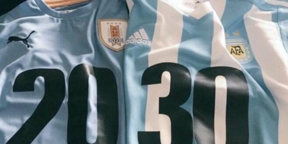 Messi y Suárez usarán camisetas especiales para promover la candidatura del Mundial 2030