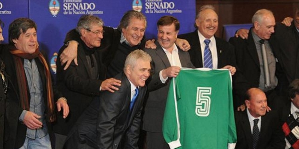 Argentina homenajeó a los Campeones del Mundo en 1978