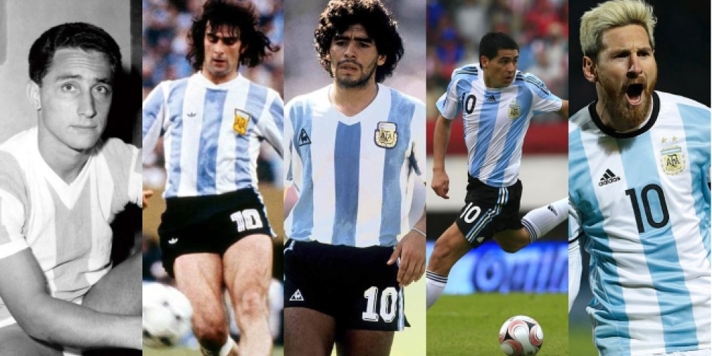 El ranking histórico de quienes portaron la ‘10’ en la selección argentina