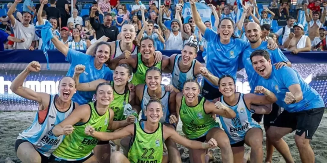 Argentina campeona del mundo en beach handball femenino