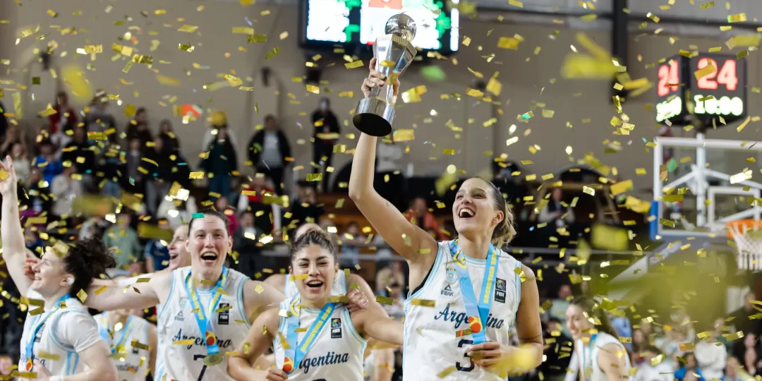 Argentina se consagr&oacute; campeona del Sudamericano femenino de b&aacute;squet