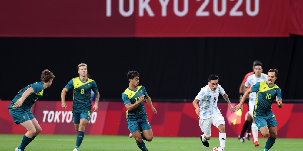 Con Almada en la cima, el valor del plantel ol&iacute;mpico argentino de f&uacute;tbol 