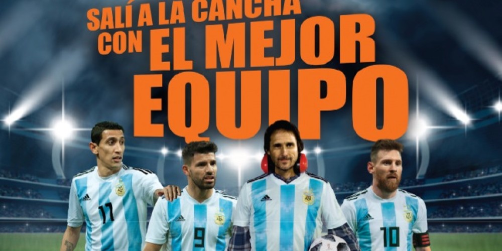 "Salí a la cancha con el mejor equipo", la última activación con la Selección Argentina