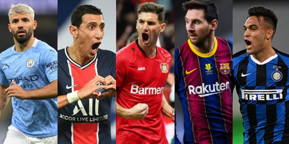 Pa&iacute;s por pa&iacute;s, &iquest;cu&aacute;ntos argentinos juegan en las 5 ligas m&aacute;s importantes de Europa?