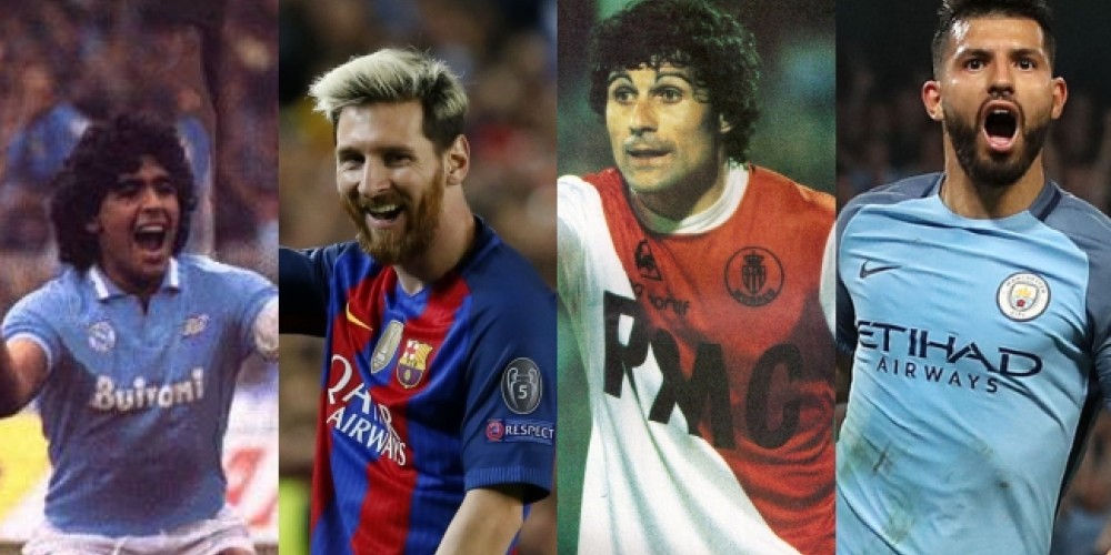 De Maradona a Messi pasando por Ag&uuml;ero estos son los argentinos convertidos en goleadores hist&oacute;ricos de sus clubes