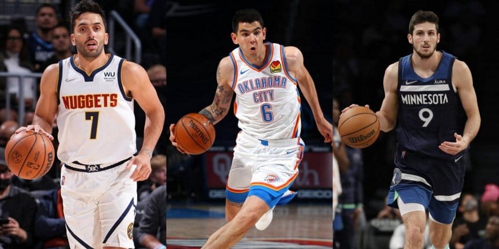 La agenda de los jugadores argentinos para su debut en la temporada 75 de la NBA