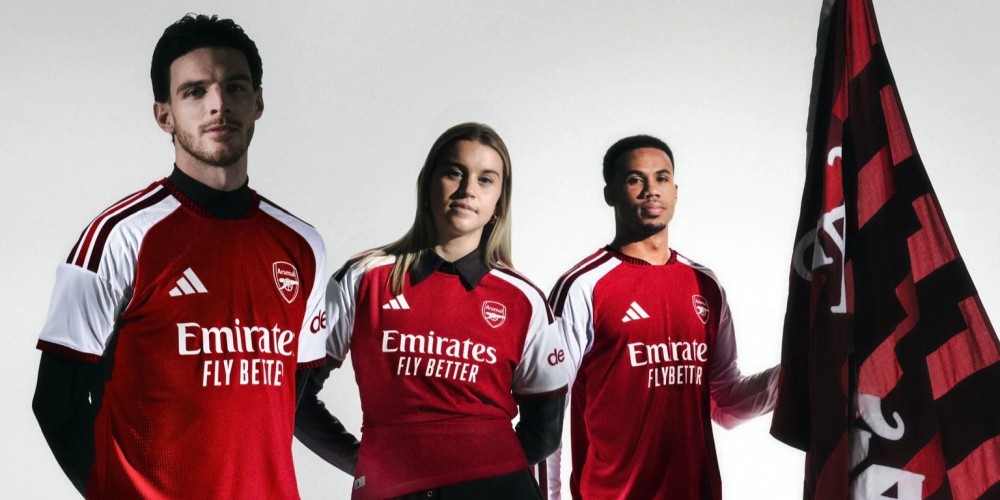 Arsenal y adidas presentaron la camiseta titular para la temporada 2026/27