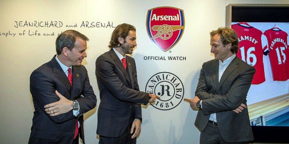 El Arsenal present&oacute; su modelo de reloj JeanRichard