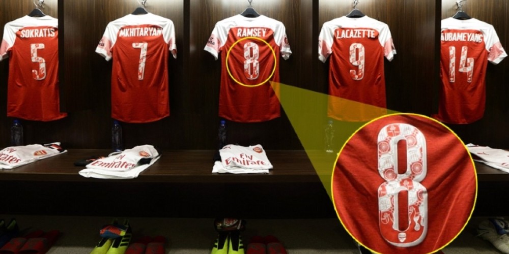 Los números en la camiseta del Arsenal que son furor