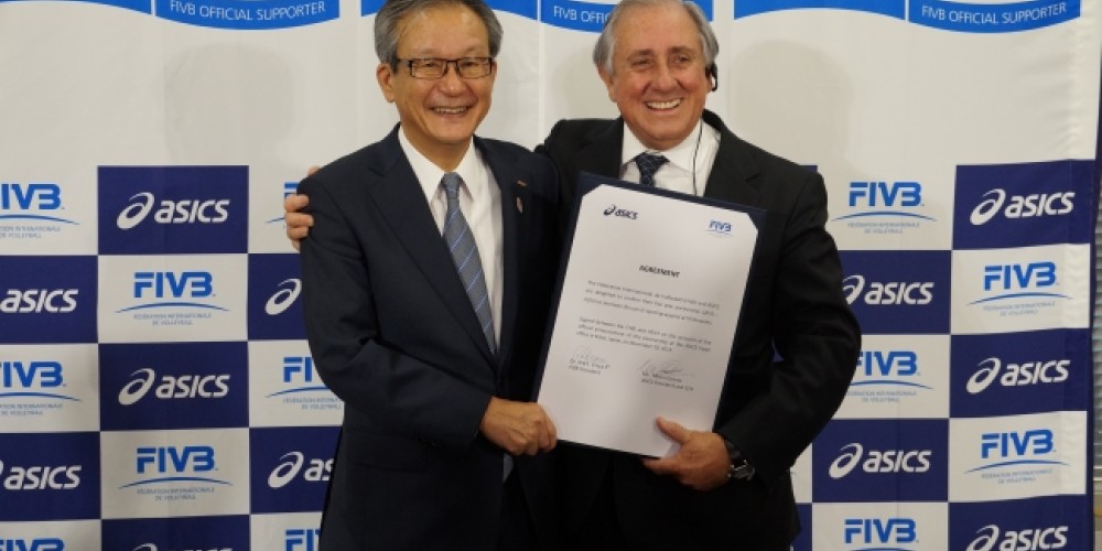 Asics firm&oacute; con la Federaci&oacute;n Internacional de V&oacute;leibol hasta Tokio 2020